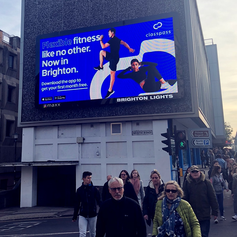 ClassPass, fitness studios, classes, gyms,bDesign, Art Direction, Creative Campaign