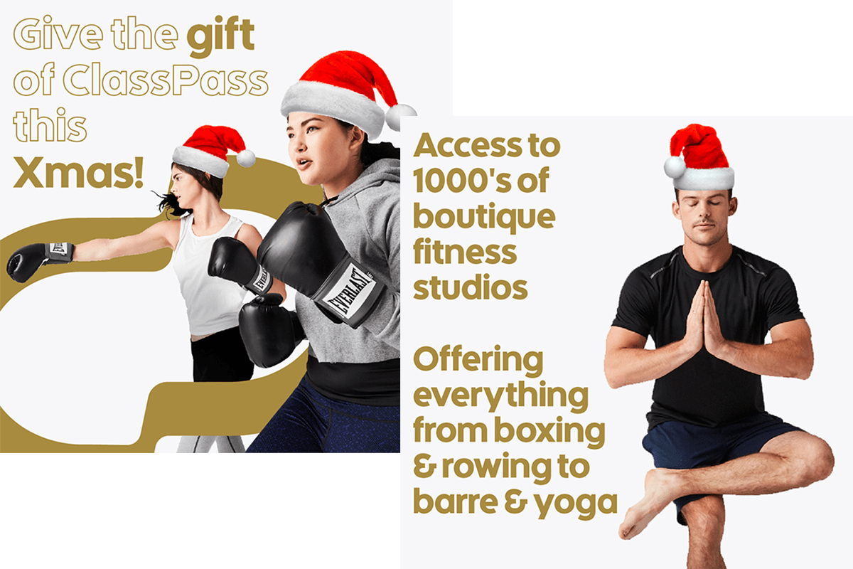 ClassPass, fitness studios, classes, gyms,bDesign, Art Direction, Creative Campaign