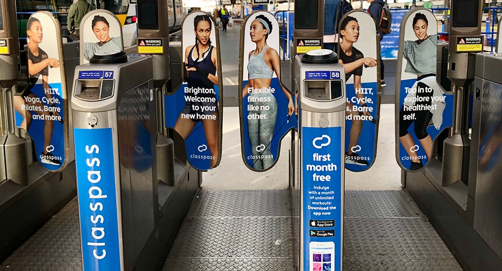 ClassPass, fitness studios, classes, gyms,bDesign, Art Direction, Creative Campaign