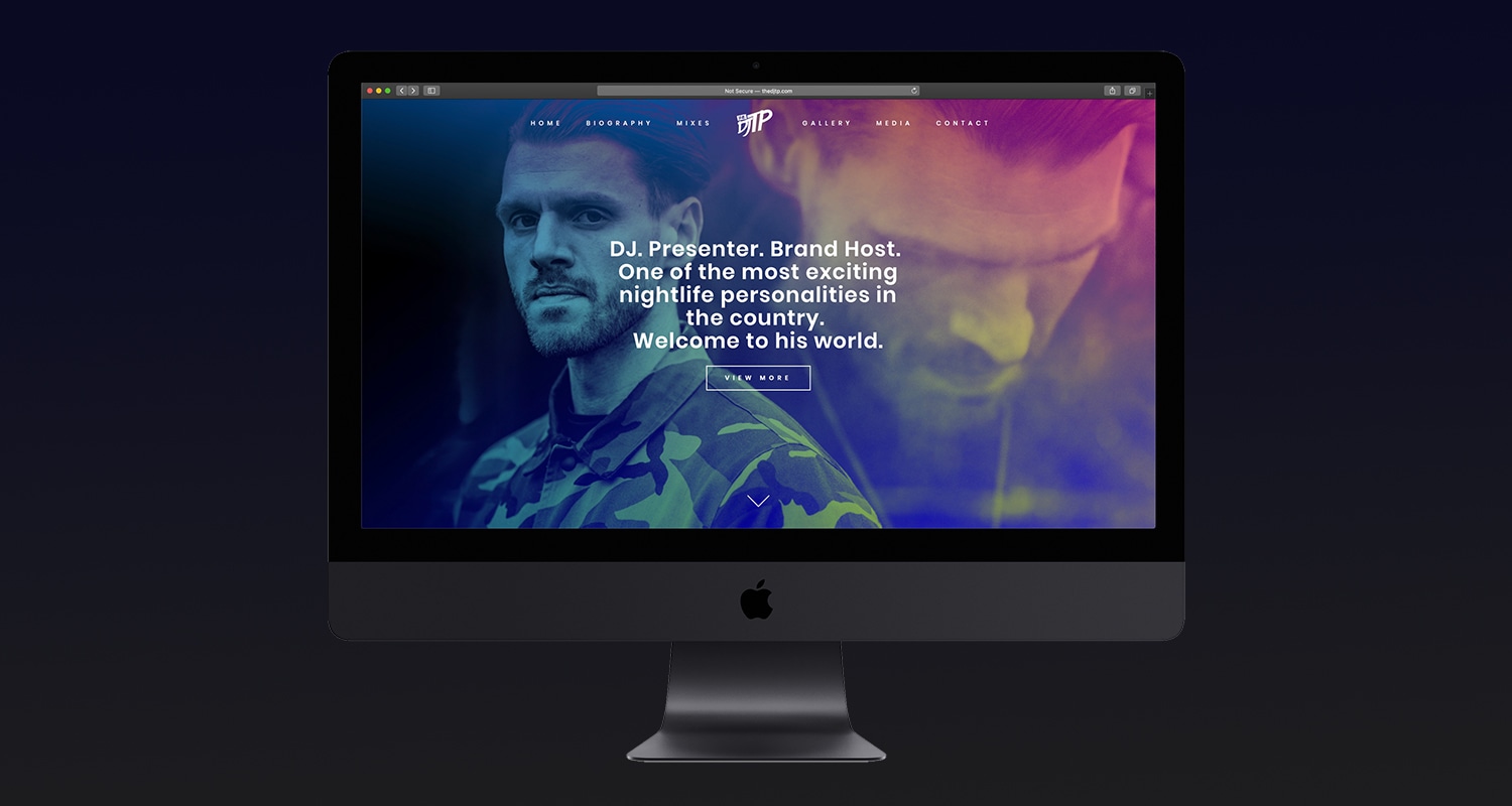 DJ TP, Tony Perry, London, Celebrity, Luxury, Presenter, Website, Design