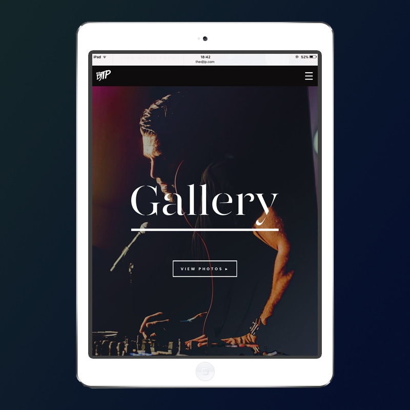 DJ TP, Tony Perry, London, Celebrity, Luxury, Presenter, Website, Design