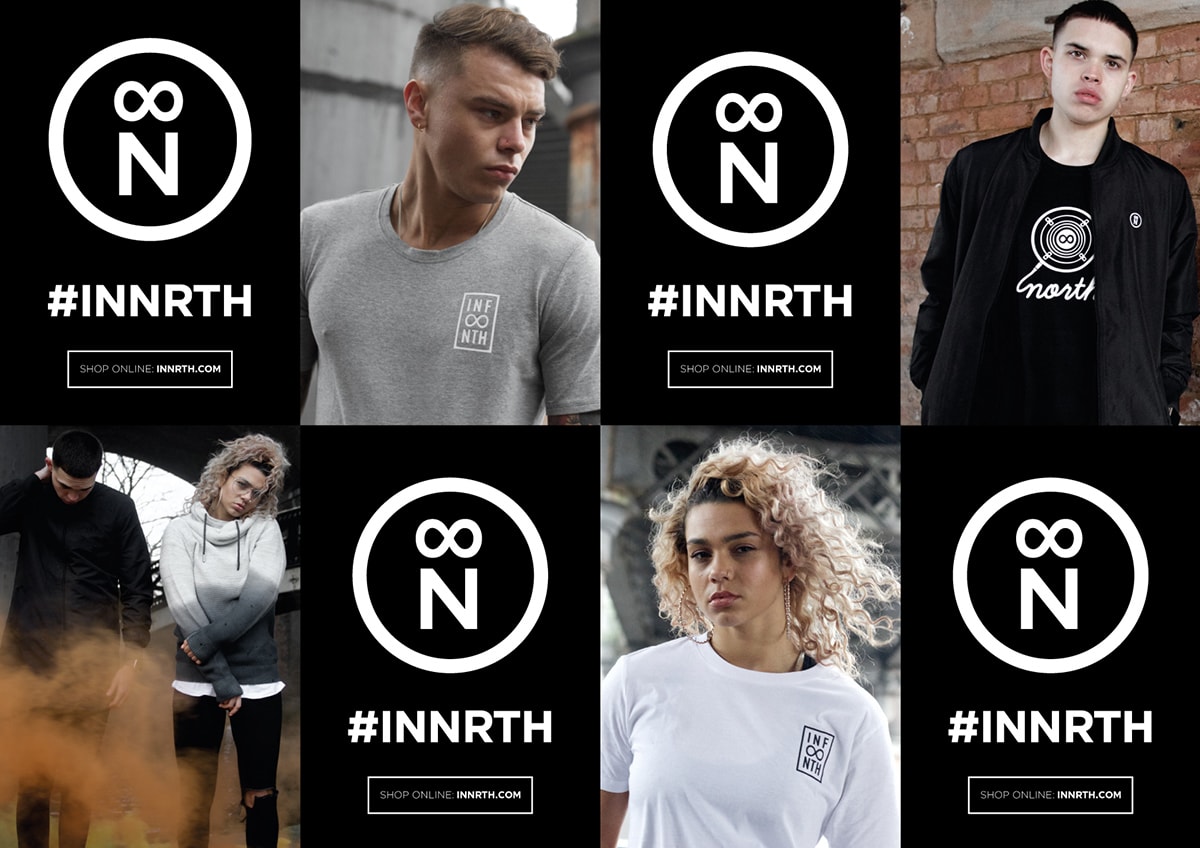 infnth, innrth, infinity, north, manchester, castlefield, clothing, fashion, streetwear, style, culture, photography, branding, graphic design