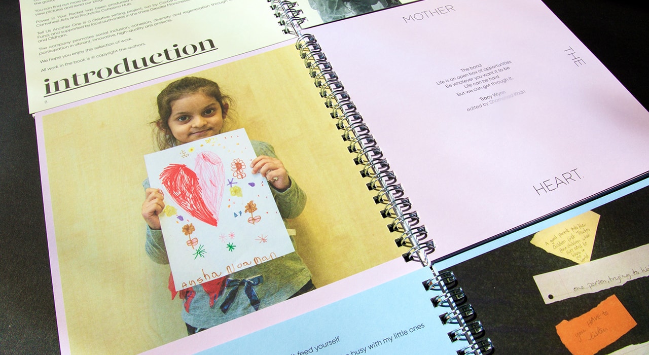 links, tell us another one, poems, short stories, bury, rochdale, carthweel arts, heywood, manchester, book design, literature