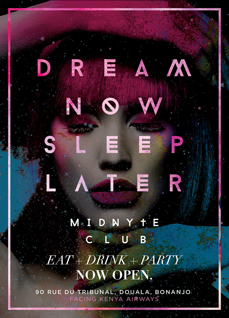 Midnyte Club, Douala, Cameroon, Supperclub, Nightclub, Entertainment, Drink, Dance, Party, Design, Branding, Website