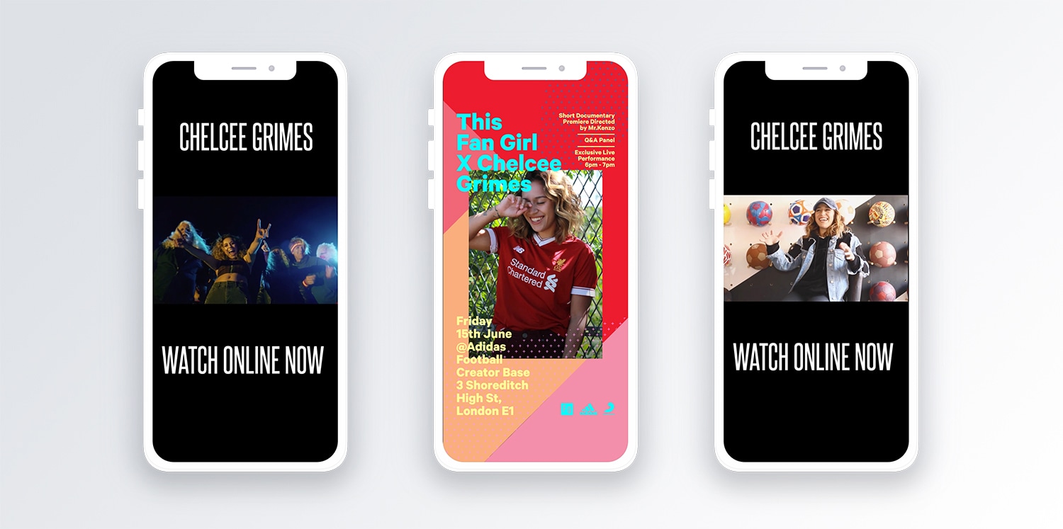 checlee grimes, this fan girl, music, football, documentary, short, sony music, rca