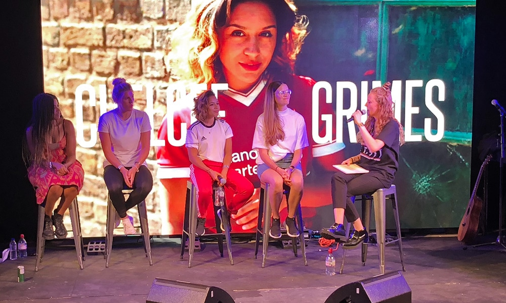 checlee grimes, this fan girl, music, football, documentary, short, sony music, rca