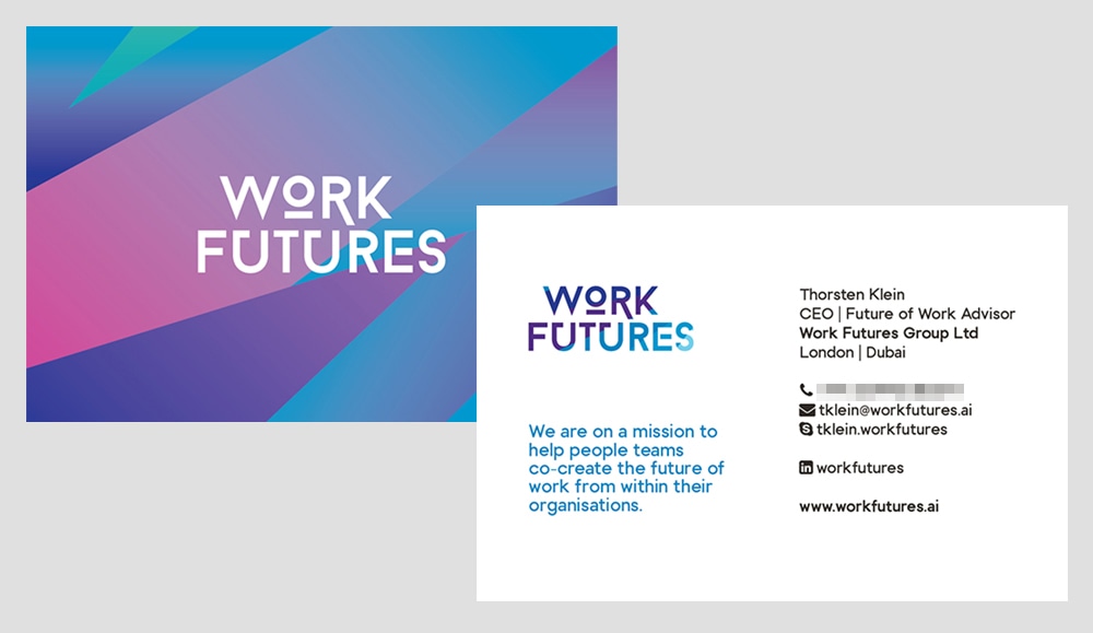work futures, tech, learning, branding, design, website design