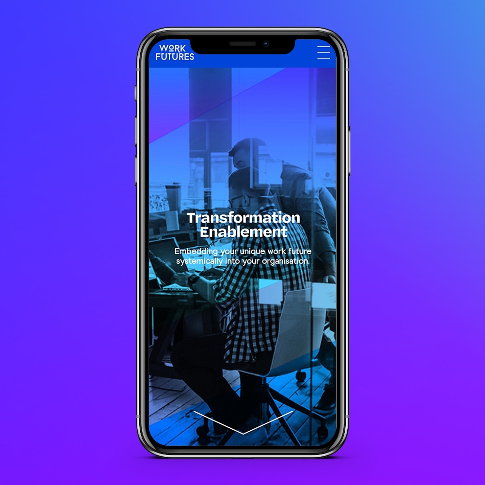 work futures, tech, learning, branding, design, website design