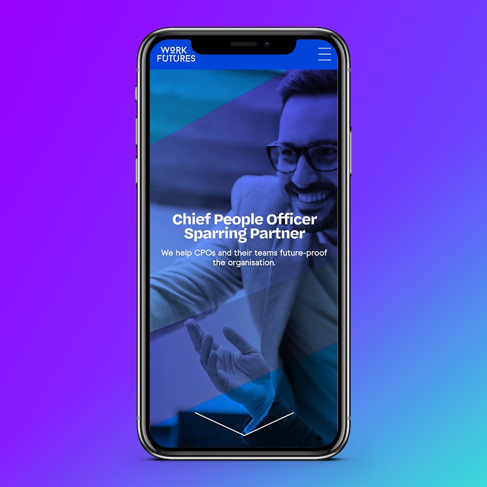 work futures, tech, learning, branding, design, website design