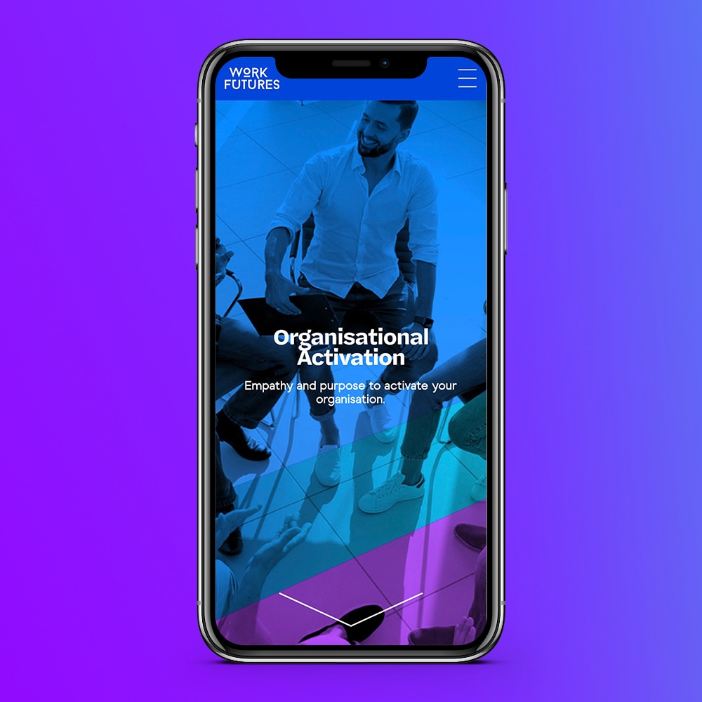 work futures, tech, learning, branding, design, website design